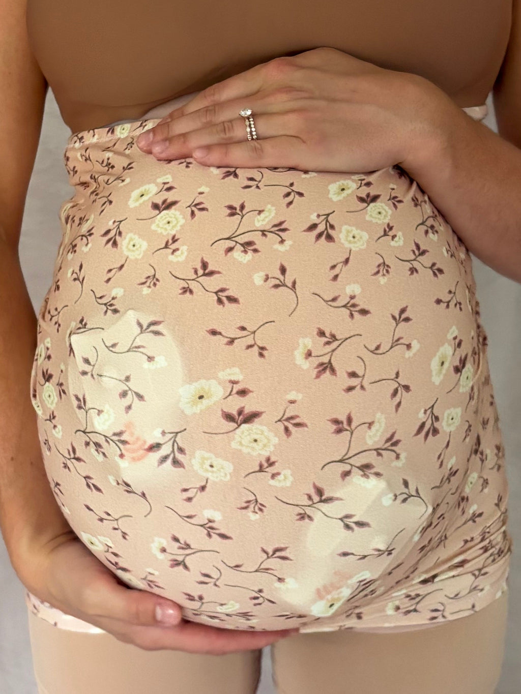 Belly Band - Pink Floral
