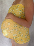Belly Band (Full) - Yellow Floral