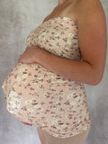 Belly Band (Full) - Pink Floral