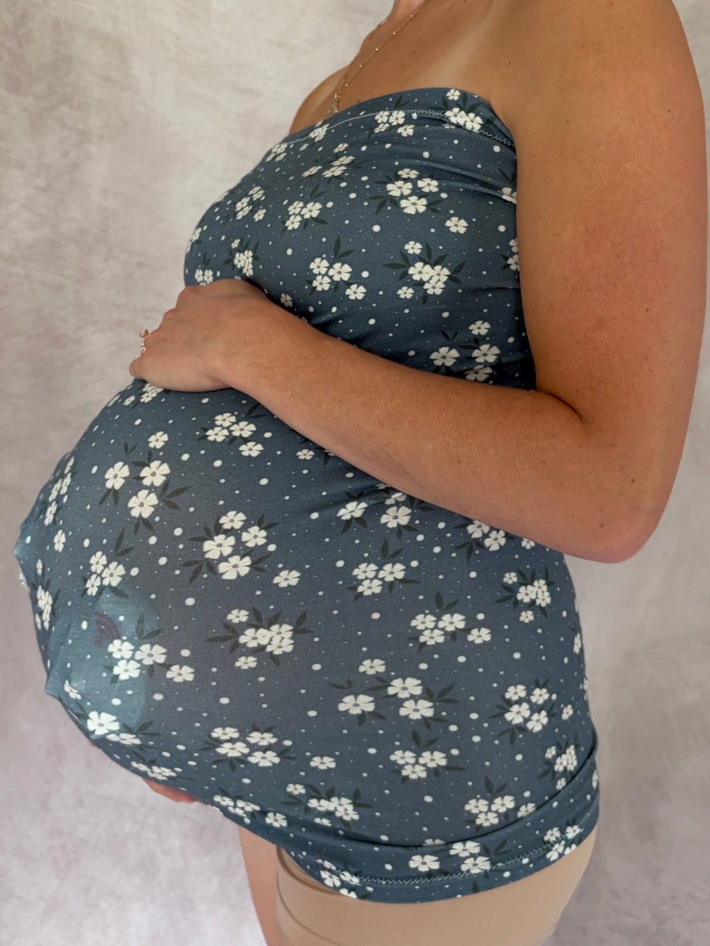 Belly Band (Full) - Navy Floral