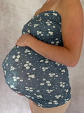 Belly Band (Full) - Navy Floral