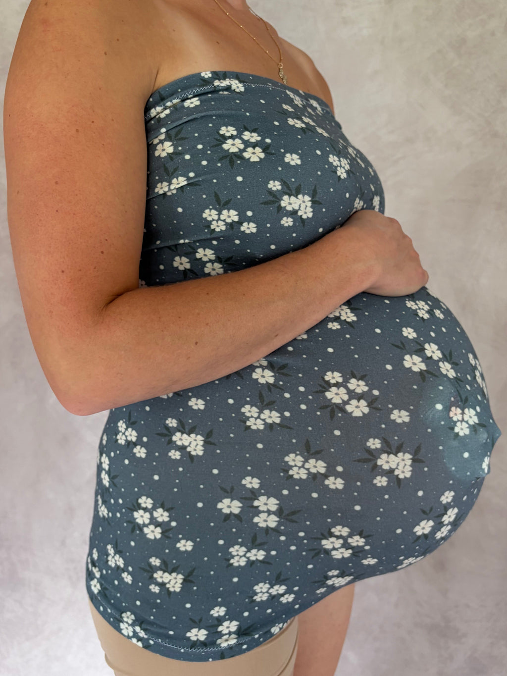 Belly Band (Full) - Navy Floral