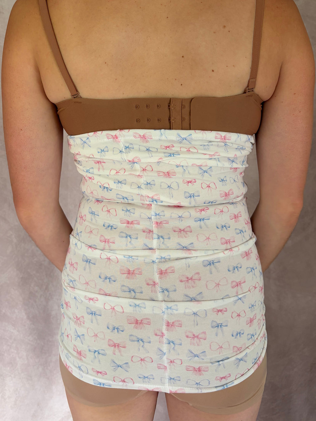 Belly Band - Pink and Blue Bows